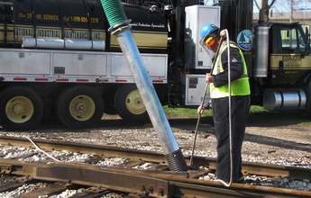 National Industrial Personnel Using Hydro Vac Truck
